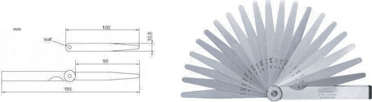 Insize 4602-17 Insize Verschiedene Handwerkzeuge 17 Stück