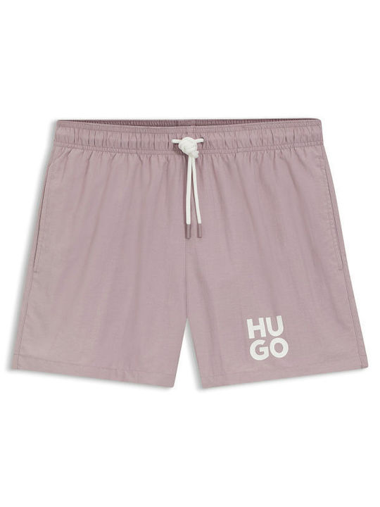 Men's Swimwear Shorts Pink with Patterns