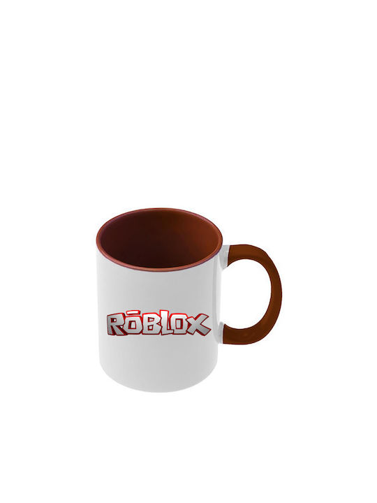 Roblox Tasse Braun Mit Griff Inneres