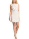 Summer Mini Dress for Wedding - Christening Latte-Panna