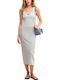 Summer Midi Dress Grey