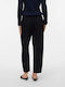 Damen Stoffhose Schwarz