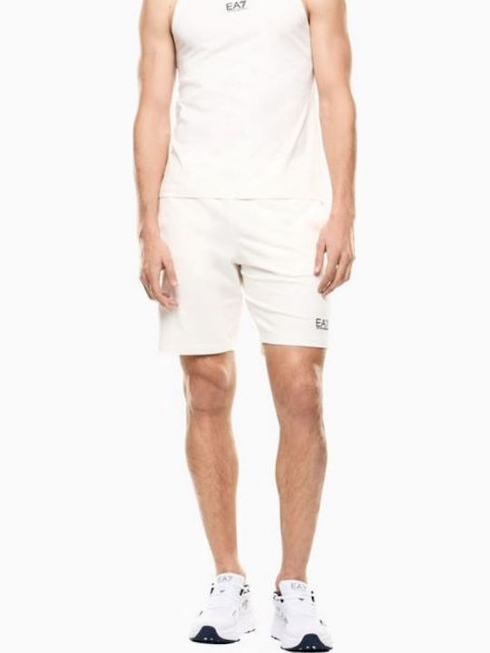 Emporio Armani Αθλητική Ανδρική Βερμούδα White