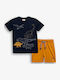Kids Set With Shorts Summer 2 Pieces Blue