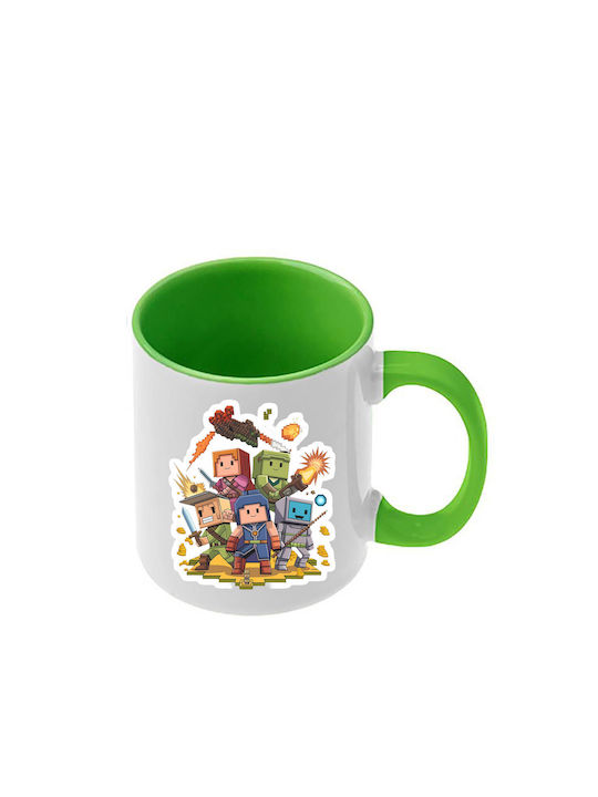 Roblox Tasse Offene Grüne Griff Innenraum
