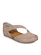 Women's Beige Ballerina Shoes