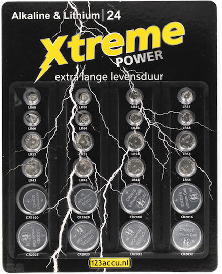 WS Xtreme Power Μπαταρίες Silver Oxide Ρολογιών 24τμχ