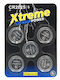 WS Xtreme Power Μπαταρίες Λιθίου Ρολογιών CR2025 3V 5τμχ