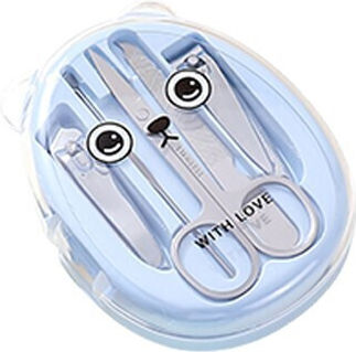 Cat Nails Nail Care Set Cats Blue