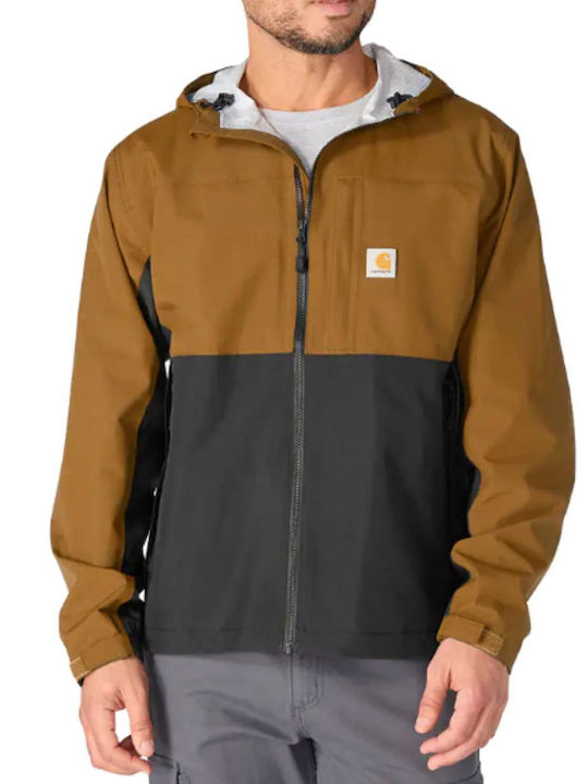 Carhartt Μπουφάν Αδιάβροχο και Αντιανεμικό Μαύρ...