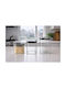 Galifas General Use Jar with Airtight Lid Glass Transparent 1000ml 1Piece