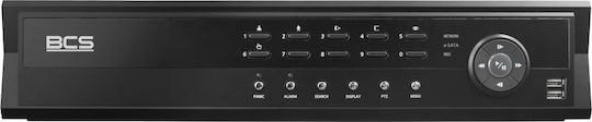 BCS BCS-U-NVR1606-A-4K-16P Καταγραφικό NVR 16 Καναλιών με Ανάλυση 4K