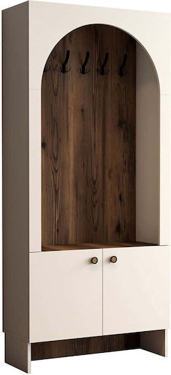 Mobilier Hol Cream-nuc 90x37x200.6cm