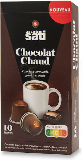 Sati Cafe Capsule Ciocolata Compatibile cu Aparat Nespresso 10caps