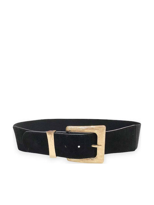 Elastic Women's Black Belt