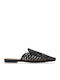 Flat Damen Pantoletten in Schwarz Farbe