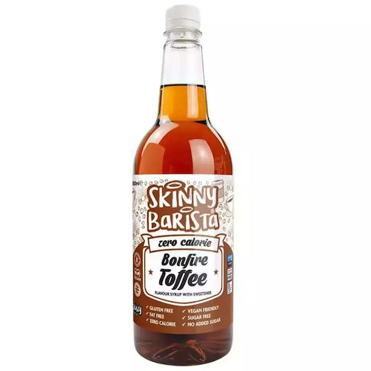 Skinny Food Co Skinny Barista Сироп с нула калории 1000ml Бонфайър Тофи