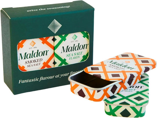 Maldon Metallic Salt Pepper Set 4 Pieces