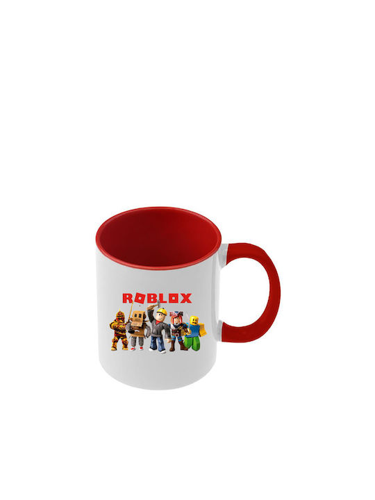 Roblox Tasse Rote Griff Innenseite