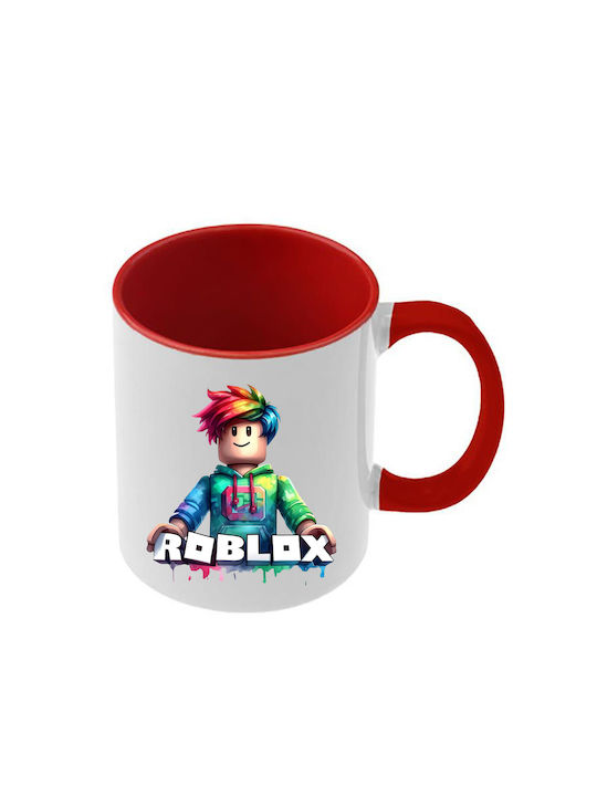 Roblox Tasse Rote Griff Innenseite