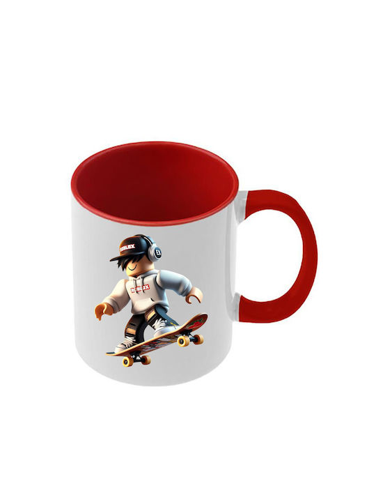 Roblox Tasse Rote Griff Innenseite