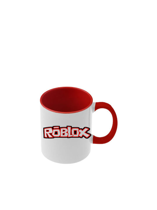 Roblox Tasse Rote Griff Innenseite