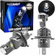 NovSight Car and Motorcycle Lamps H4 / T19 Canbus LED 6500K Cold White 12V 100W 2pcs