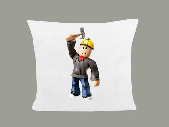 Възглавница Размер 40x40см Roblox Бяла