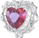 Ασημενιο Charm 925 Stone Heart