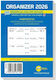 Replacement Pages Weekly Organiser 2026 8.5x12.5 Cm 6 Holes Week Two Pages