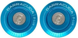 Barracuda Dekorative Ringe Motorradschutzschieber Blau