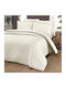 First Choice Set Huse Pentru Pilote Duble Cu 4 Fețe De Pernă Și 1 Cearceaf 200x220cm Lucca Cream