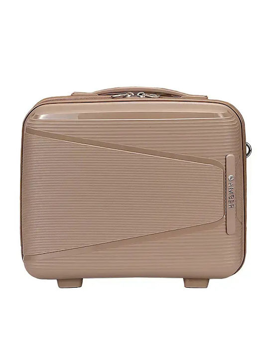 Toiletry Bag in Brown Colour