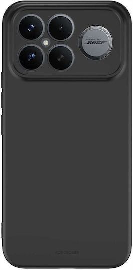 Spacecase Silicone Back Cover Σιλικόνης Μαύρο (Poco F8 Ultra)