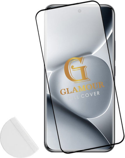 Idol 1991 Gehärtetes Glas Xiaomi Redmi Note 15 Pro Plus 5g 6.83'' 9h 0.30mm 3d Edge Voll Leim Semi Curved Finger Unlock Schwarzes