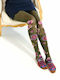 Women's Pantyhose Multicolour with Print