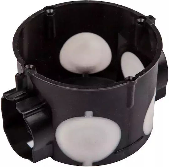 Cutie Încastrată 60mm Placă Membrane Perforabile Negre Antivânt E106-2k 83106007 25 Bucăți