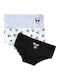Cool Club Set Kids Black Panties 3 Pieces