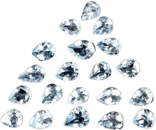 Aquamarin Natürliche Steine 20 Stück If-vvs 4.9ct