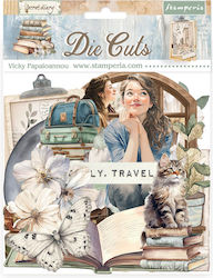 Die Cuts Stamperia Jurnal Secret