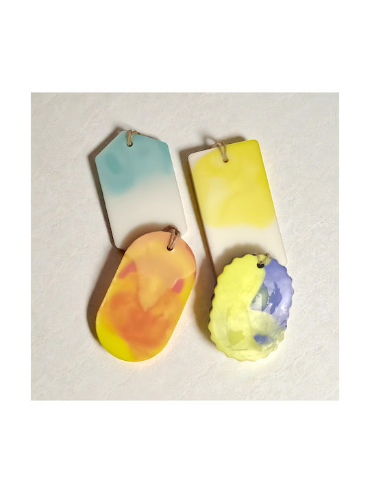 Aromatic Wardrobe Tablets Plant-Based Wax Colour Fusion 2 Pieces Fresh Cotton Scent