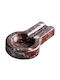 Ashtray Rosso Levanto Marble 371ctf1501 15x5x3cm Burgundy Marble