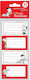 CHartini Poli Notebook Labels 8x4.5cm 20 Pieces
