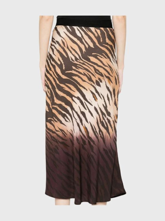 Gonna Leopard Multicolour Skirt