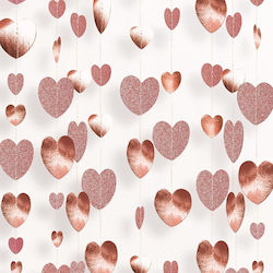 Herz Banner Alista Home Fransen Typ 4 M Fadenrolle Inklusive Rosa Glitzer
