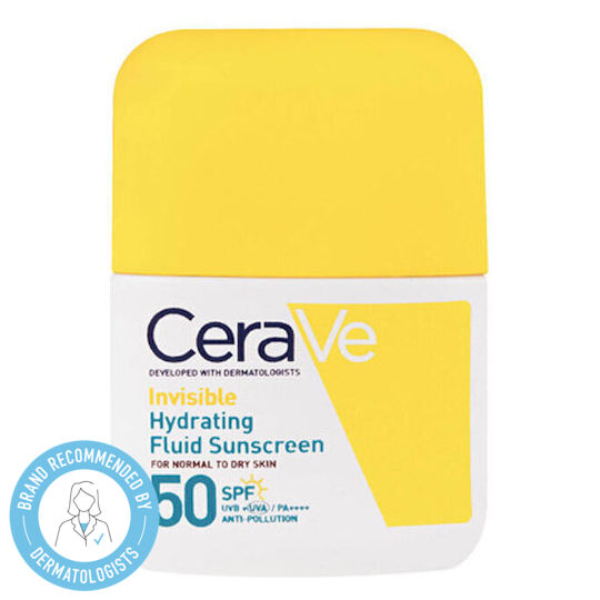 CeraVe Invisible Hydrating Normal to Dry Skin Αντηλιακή Λοσιόν Προσώπου SPF50 50ml