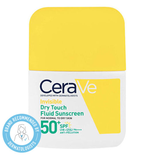 CeraVe Invisible Dry Touch Normal to Oily Skin Αντηλιακό Προσώπου SPF50+ 50ml