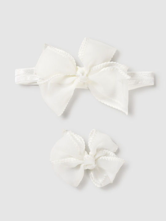 Mayoral Kids Hair Band in Beige Color
