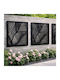 3D Wall Panels Plastic Beige 57x57cm
