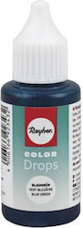 Flüssige Porzellanfarbe 25ml Petrol